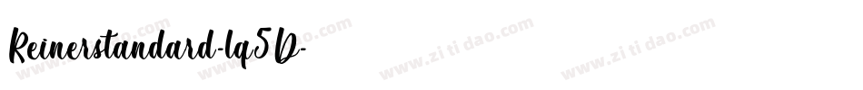 Reinerstandard-lq5D字体转换