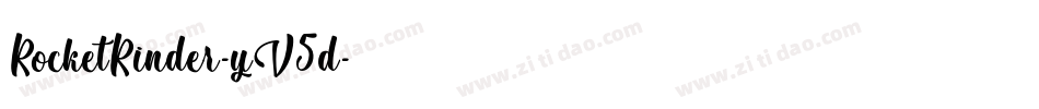 RocketRinder-yV5d字体转换