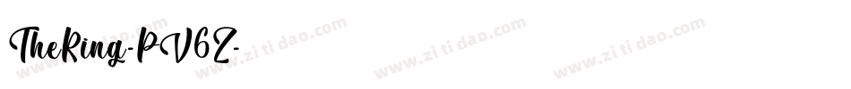 TheRing-PV6Z字体转换 TheRing-PV6Z字体转换
