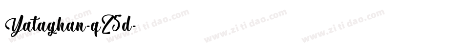 Yataghan-qZ5d字体转换 Yataghan-qZ5d字体转换