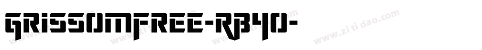 GrissomFree-RB4o字体转换