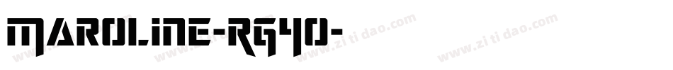 Maroline-RG4o字体转换 Maroline-RG4o字体转换