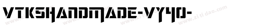 VtksHandMade-vY4O字体转换