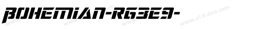 Bohemian-rg3E9字体转换