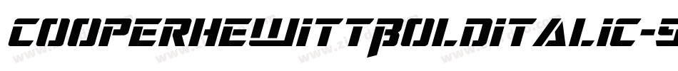 CooperhewittBolditalic-5D6x字体转换