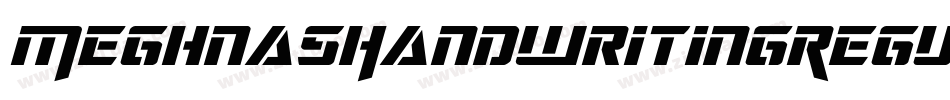 MeghnasHandwritingRegular-MG6x字体转换 MeghnasHandwritingRegular-MG6x字体转换