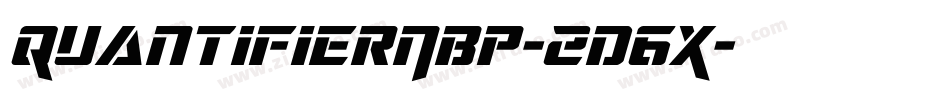 QuantifierNbp-2d6X字体转换