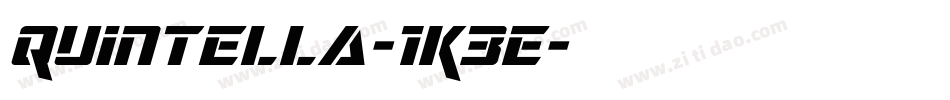 Quintella-1K3e字体转换 Quintella-1K3e字体转换