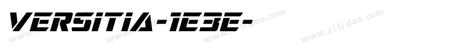 Versitia-1e3e字体转换