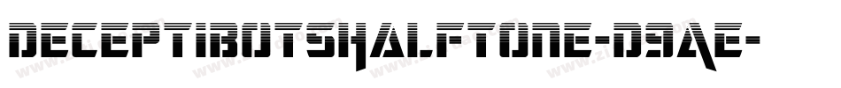 DeceptibotsHalftone-D9AE字体转换