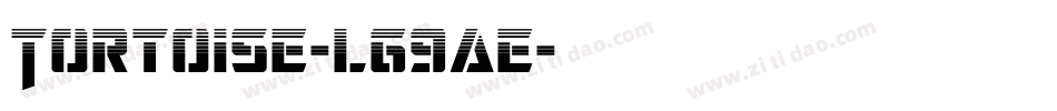 Tortoise-lg9ae字体转换