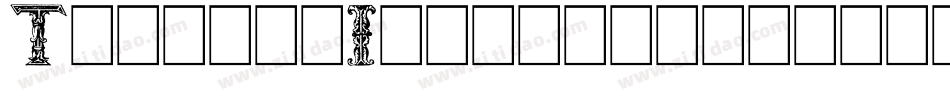 TheodorInitials字体转换