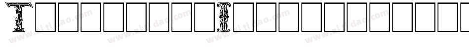 TornielloInitials字体转换