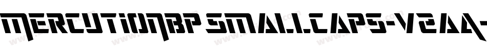 MercutioNbpSmallcaps-v2aA字体转换