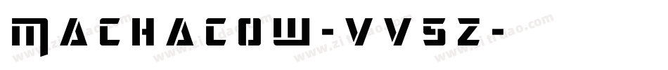 Machacow-VV5z字体转换