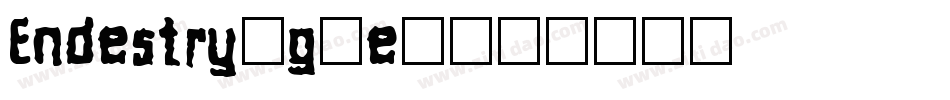 Endestry-g8e6字体转换