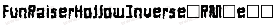 FunRaiserHollowInverse-RM8e字体转换