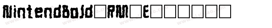 NintendBold-RM8E字体转换 NintendBold-RM8E字体转换