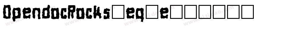 OpendocRocks-eq8e字体转换