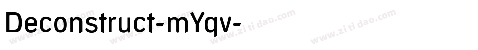 Deconstruct-mYqv字体转换