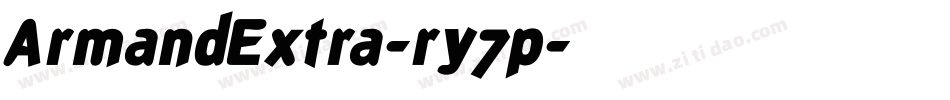 ArmandExtra-ry7p字体转换