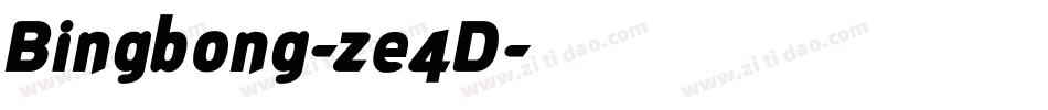Bingbong-ze4D字体转换
