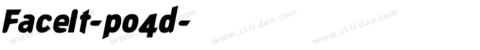 FaceIt-po4d字体转换