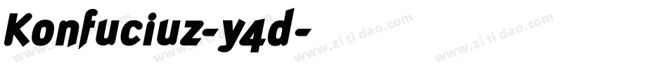 Konfuciuz-y4d字体转换