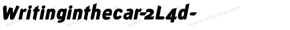 Writinginthecar-2L4d字体转换 Writinginthecar-2L4d字体转换