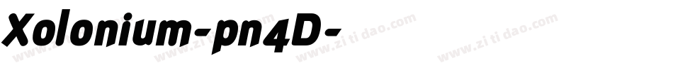 Xolonium-pn4D字体转换