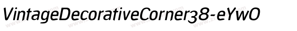 VintageDecorativeCorner38-eYwO字体转换