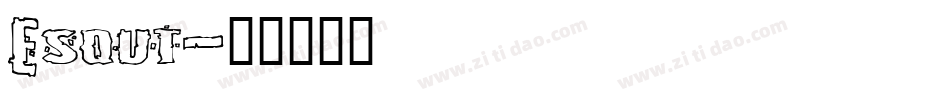 Esqut字体转换