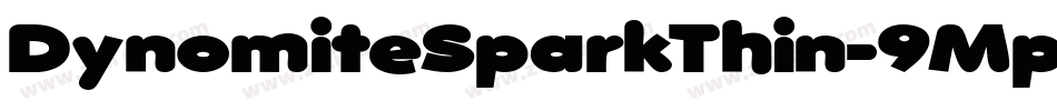 DynomiteSparkThin-9MpZ字体转换