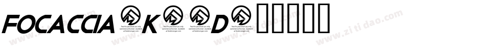 Focaccia-K77D字体转换