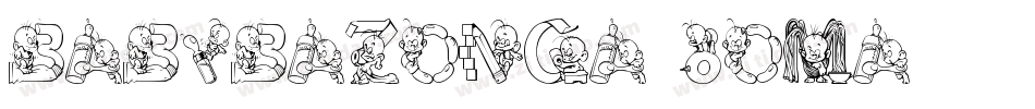 Babybazonga-8OmA字体转换