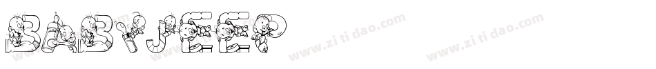 babyjeep字体转换