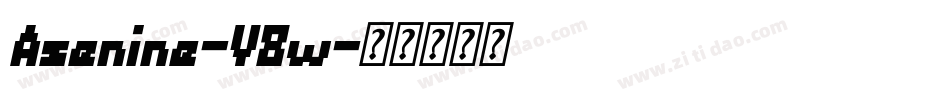 Asenine-V8w字体转换 Asenine-V8w字体转换