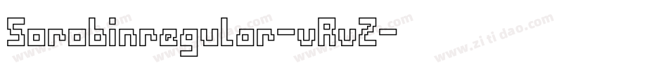 Sorobinregular-vRvZ字体转换