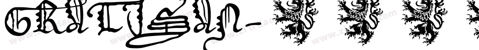 GRATISAN字体转换
