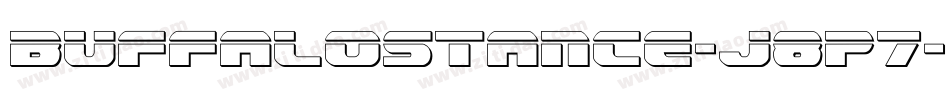 Buffalostance-J8p7字体转换