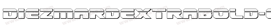 DiezmardExtrabold-e8P6字体转换 DiezmardExtrabold-e8P6字体转换