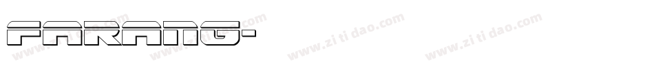 FARANG字体转换