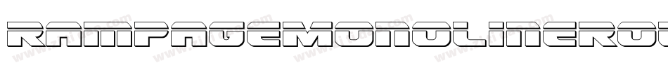 RampageMonolineRounded-rP8p字体转换