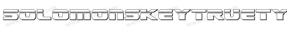 SolomonsKeyTrueTypeSmoose-3R8p字体转换