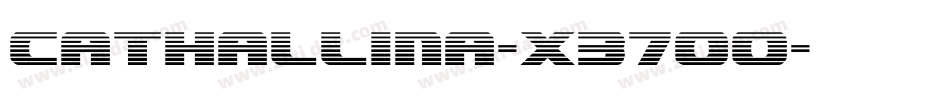 Cathallina-x37oO字体转换