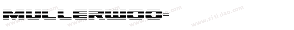 MullerWOo字体转换
