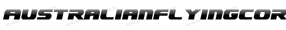 Australianflyingcorpsstencilf-EG1W字体转换