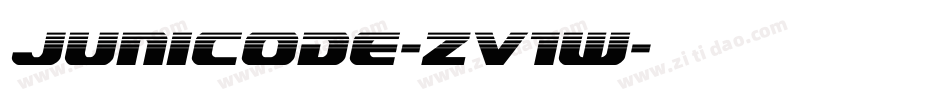 Junicode-zv1w字体转换