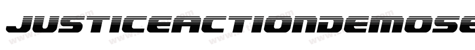 JusticeActionDemoSerif-8MZ0J字体转换