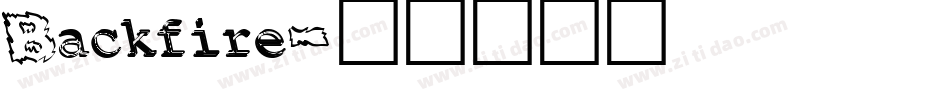 Backfire字体转换